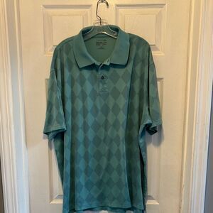 3XL St. Johns Bay Men's Blue Short Sleeve Polo Shirt Casual Work Golf